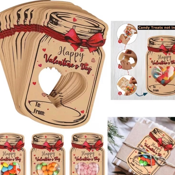 Valentine's Day Gift Tags with Twine - Picture 4 of 4